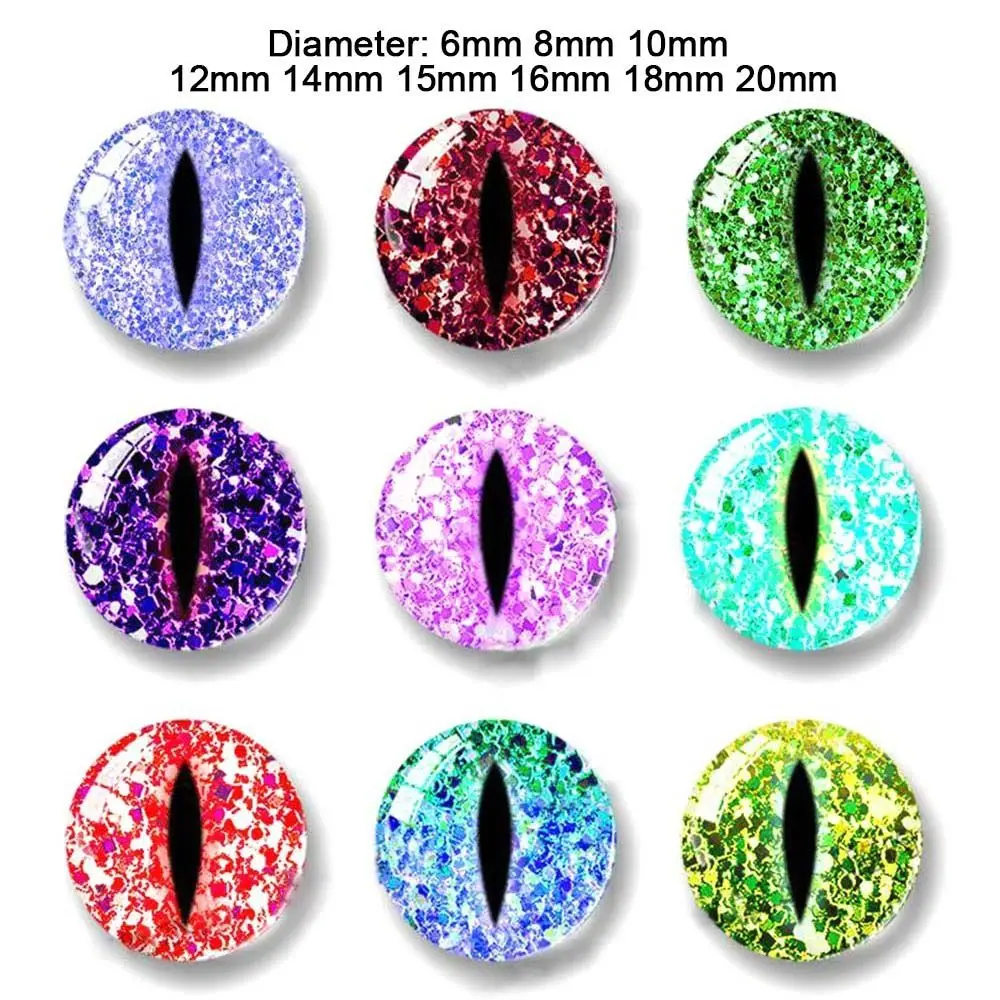 10pairs 6mm-20mm Kunststoff Sicherheit Glitter Kristall Augen Handwerk Bär Tier DIY Puppen Puppet Zubehör Stofftiere teile Augen