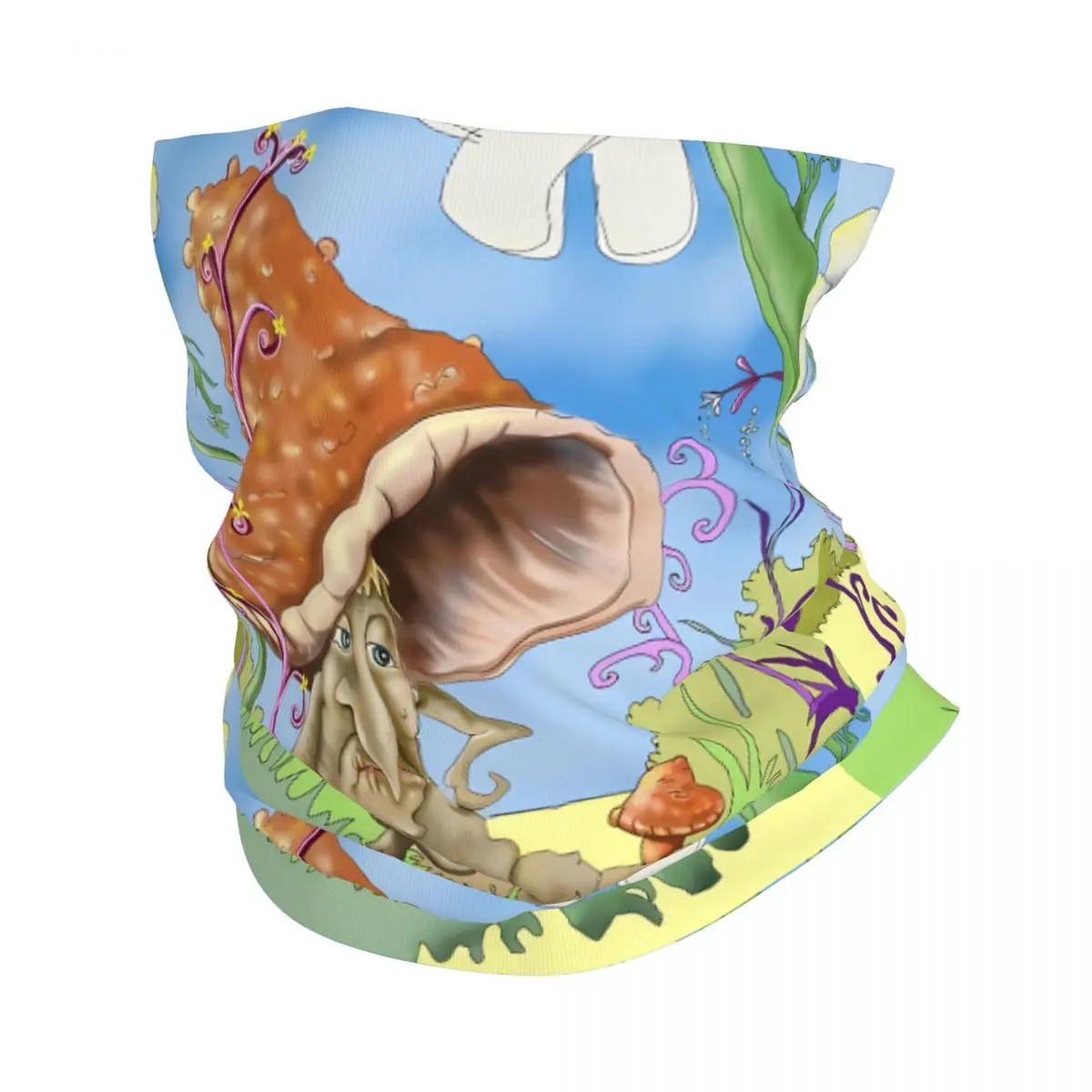 Miracle Mushroom Scarf Neckerchief Neck Face Mask Polyester