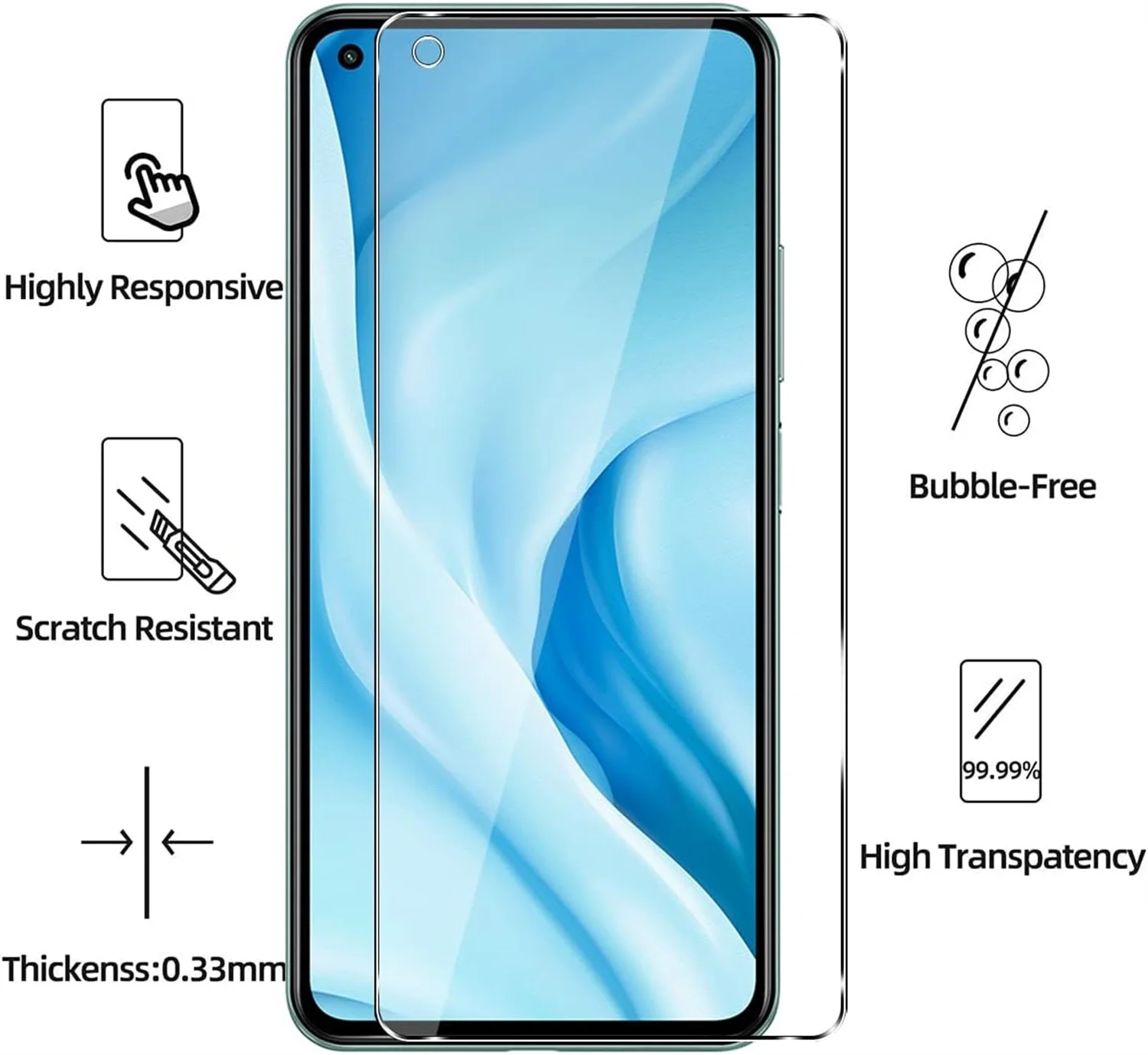 샤오미 11 라이트용 강화 유리, 풀 글루 보호 유리, 4G, 5G, 샤오미 11 라이트, Ne, 1 개, 4 개