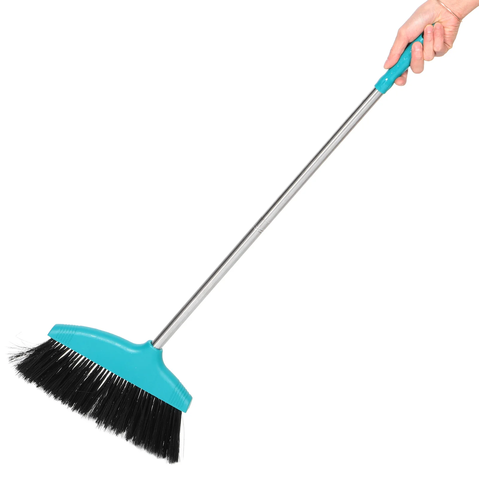 Broom Brooms Concrete Courtyard Floor Clean Long Handle Heavy Duty Commercial Stainless Steel