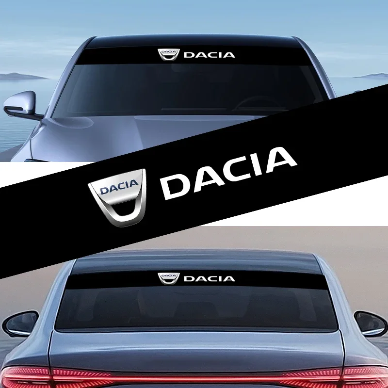 

Декоративные наклейки на переднее лобовое стекло автомобиля для Dacia Duster Logan Sandero Lodgy Dokker Stepway Mcv 2 Solenza Largus 1300