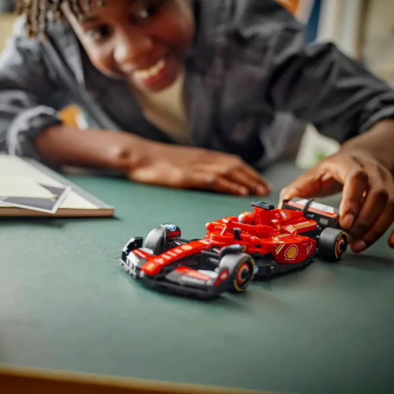 Lego Speed 77242 Ferrari SF24 Red Bull Racing RB20 Mercedes AMGF1 KICK Sauber Racing Building Block Игрушки для мальчиков и девочек