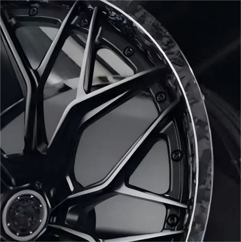 New Forged Aluminum Alloy Wheel Hub with Spokes for Durable Aftermarket Powder Coated Wheel Rim Alloy Passenger Car Wheels
