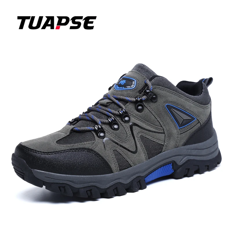 

TUPASE High Quality Breathable Outdoors Hiking Shoes Men Trekking Climbing Sneakers Non-slip Male Tactical Camping Walking Shoes