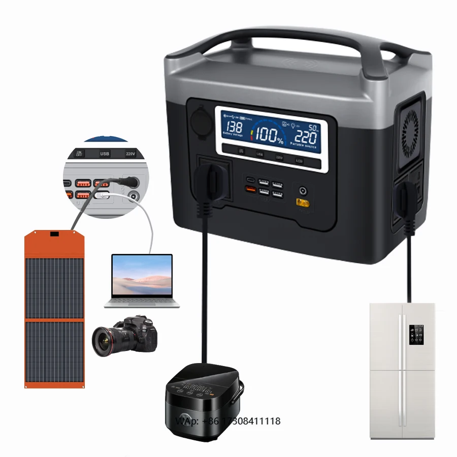 

Solar portable energy sales rechargeable generator high life flash wireless charging portable outdoor power station battery