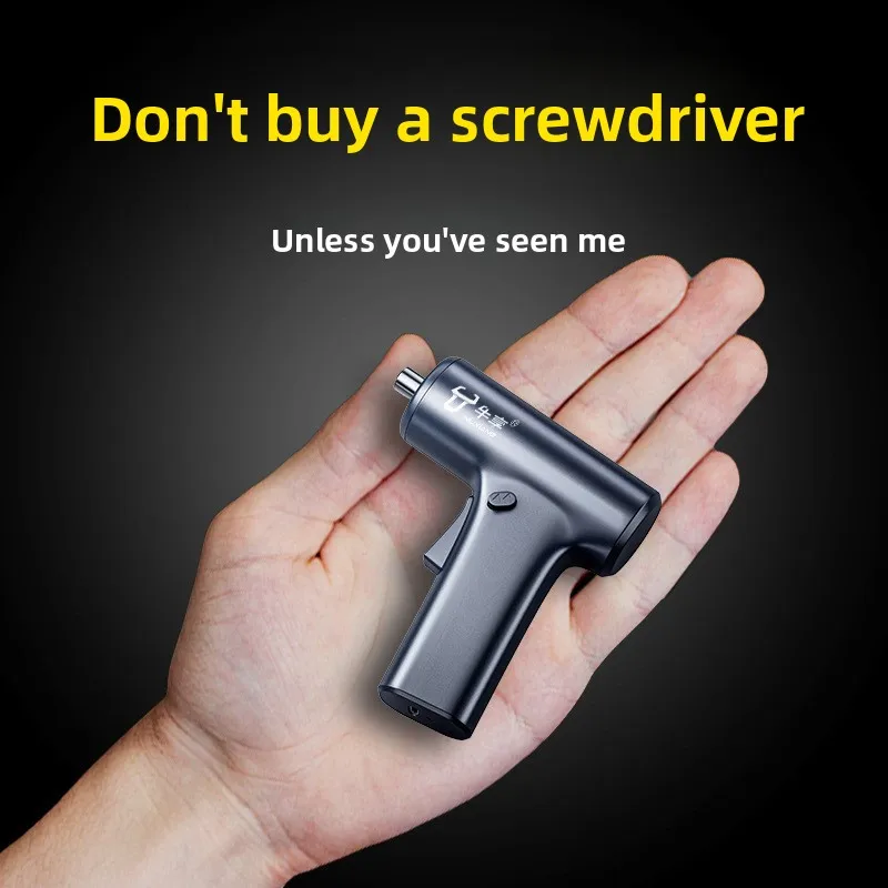 

Rechargeable Mini Cordless Electric Screwdriver - High Torque Adjustable Torque Household Multi-Function Power Tool