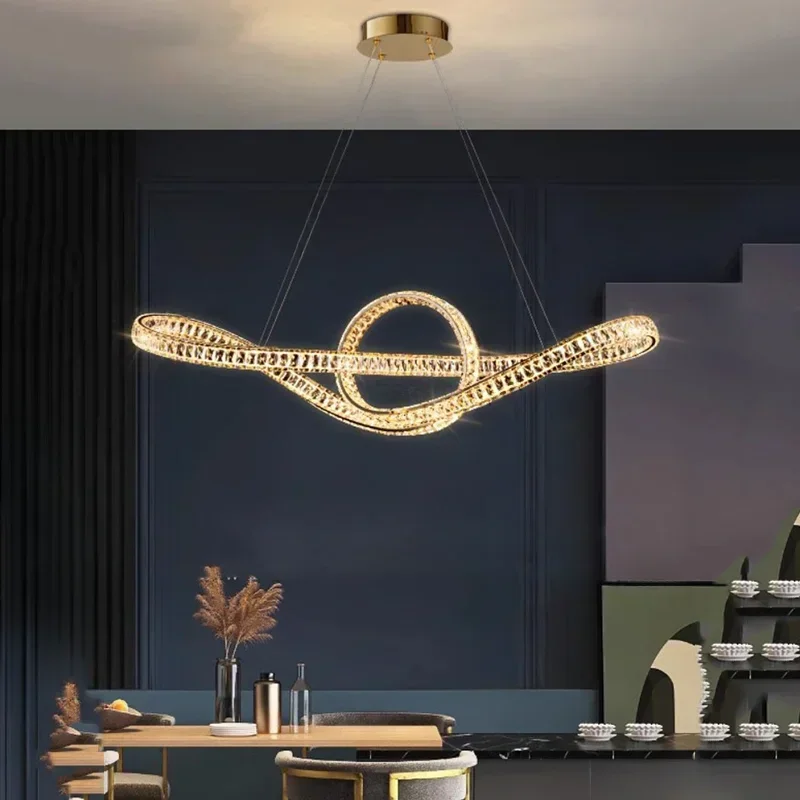 home decorationPendant lights, luxury crystal living room chandelier, dining  Pendant lamp, ceiling light, indoor lighting
