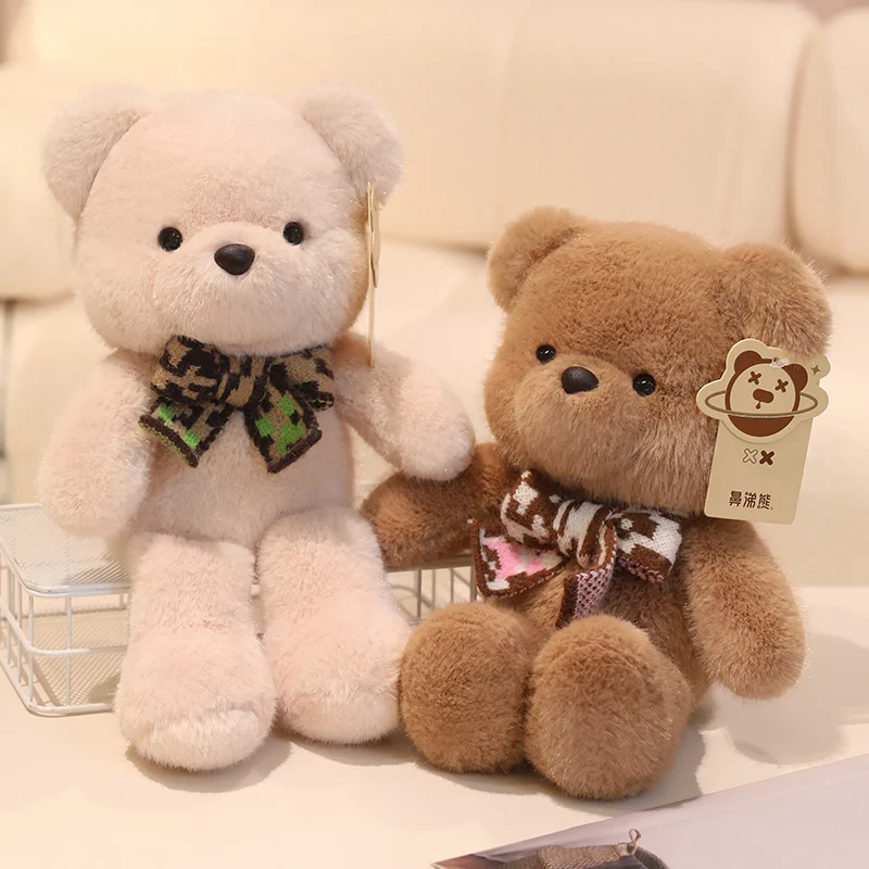 Creatieve Quick Run-serie knuffels Cartoon knuffeldier Kawaii kleine beren Babys Sussen slaapkussen pop voor kinderen cadeau