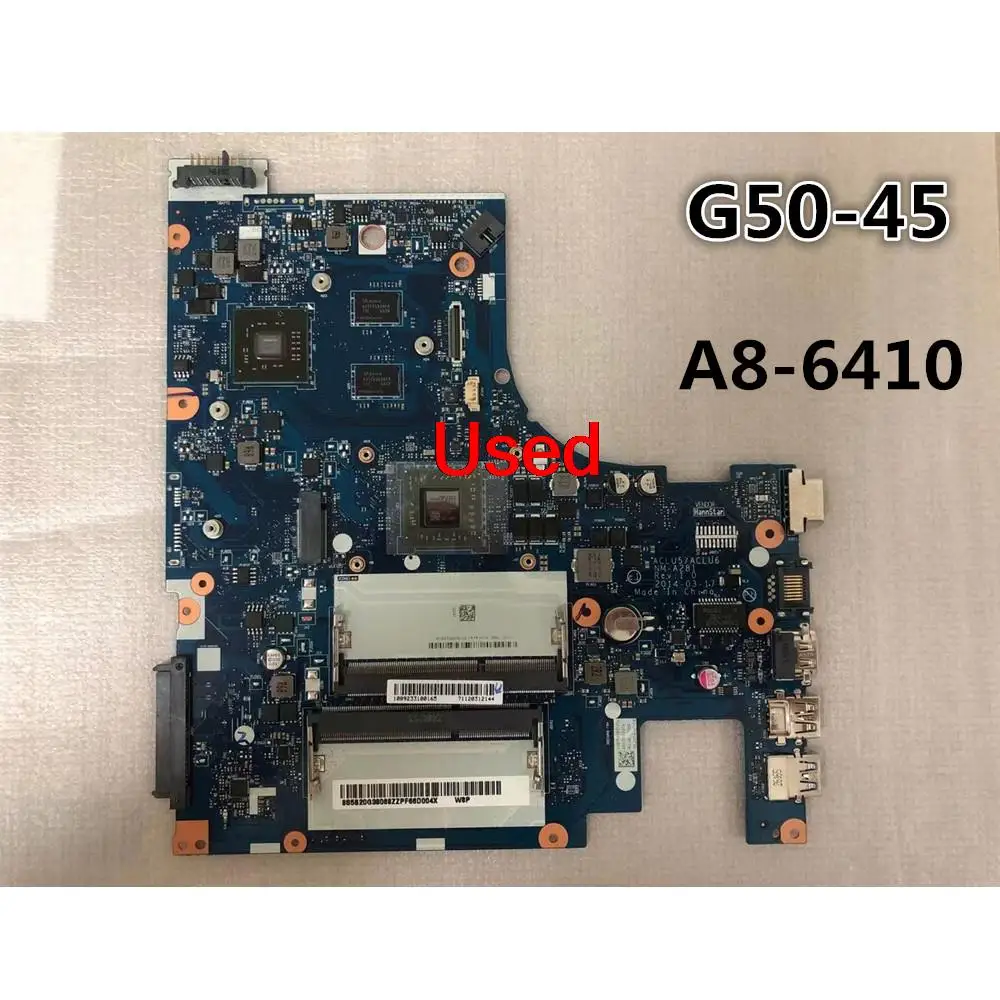 

NM-A281 For Lenovo G50-45 Laptop Motherboard mainboard ACLU5/ACLU6 with A8-6410 CPU FRU:5B20G38068 5B20G38061