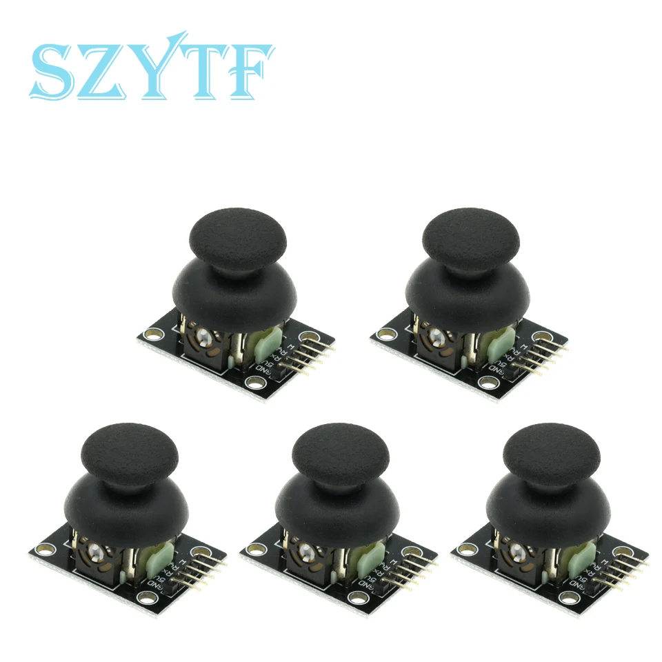 1/5/10pcs For Arduino Dual-axis XY Joystick Module Higher Quality PS2 Joystick Control Lever Sensor KY-023 Rated 4.9 /5