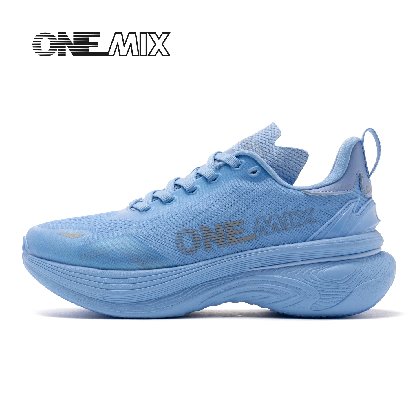 ONEMIX New Shock-Absorbing and Wear-Resistant Man Running Shoes Fashionable Fitness Women Sports Shoes Lightweight Road Shoes