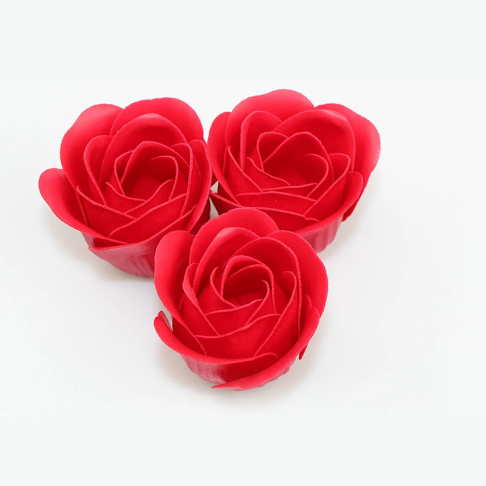 

81Pcs Romantic Soap Rose Flower Eco-Friendly Material Exquisite Perfect Gift for Special Occasions Rose Soap Flower