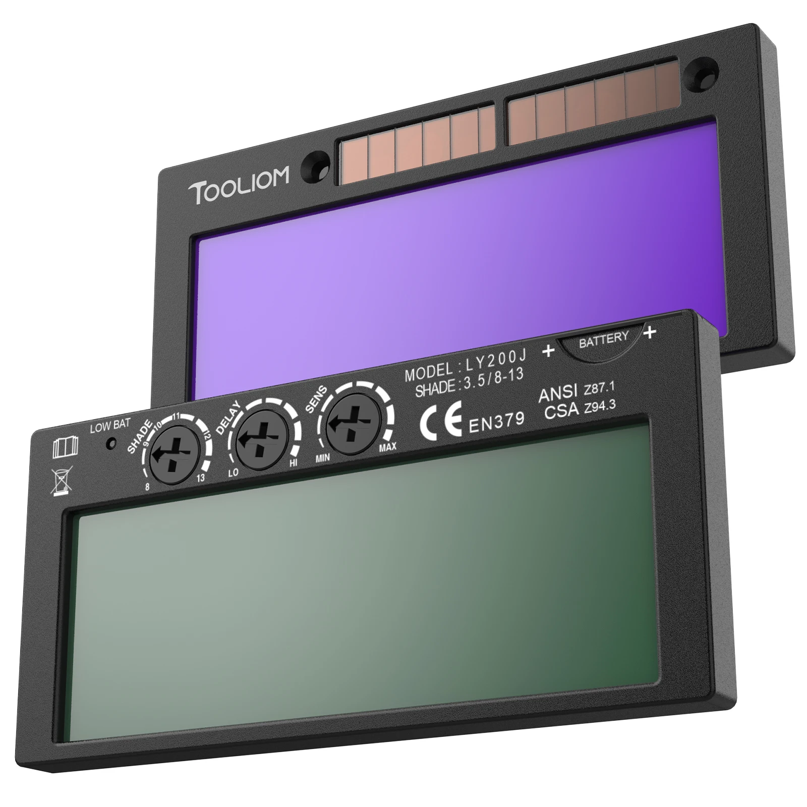 

Сварочная линза TOOLIOM Auto-D Pangerching, оттенок 8–13 лет, на солнечной энергии, настоящий цвет, 2 дюйма x 4,25 дюйма, подходит для шлемов с вкладышем для блинов/трубок