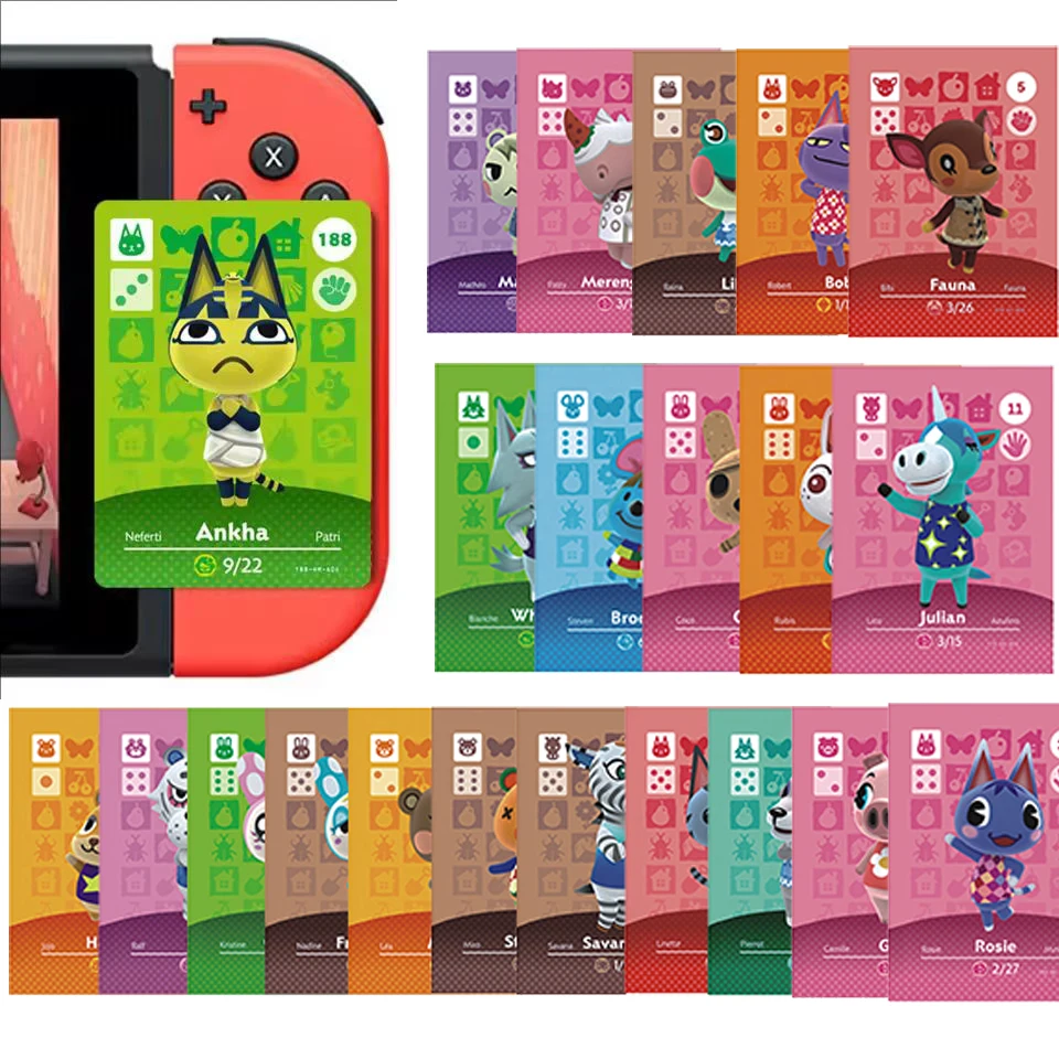 2025 nouvelle carte Amxxbo chaude 001-400 Animal Crossing nouveaux Horizons Amxxbo nouvelle carte feuille NS commutateur carte nfc
