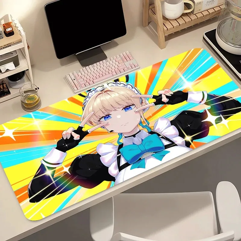 لوحة الماوس أنيمي ملحقات الألعاب لوحة الماوس ألعاب الكمبيوتر الكامل الأزرق الأرشيف Asuma Toki لوحة المفاتيح HD حصيرة مكتبية Varmilo #1