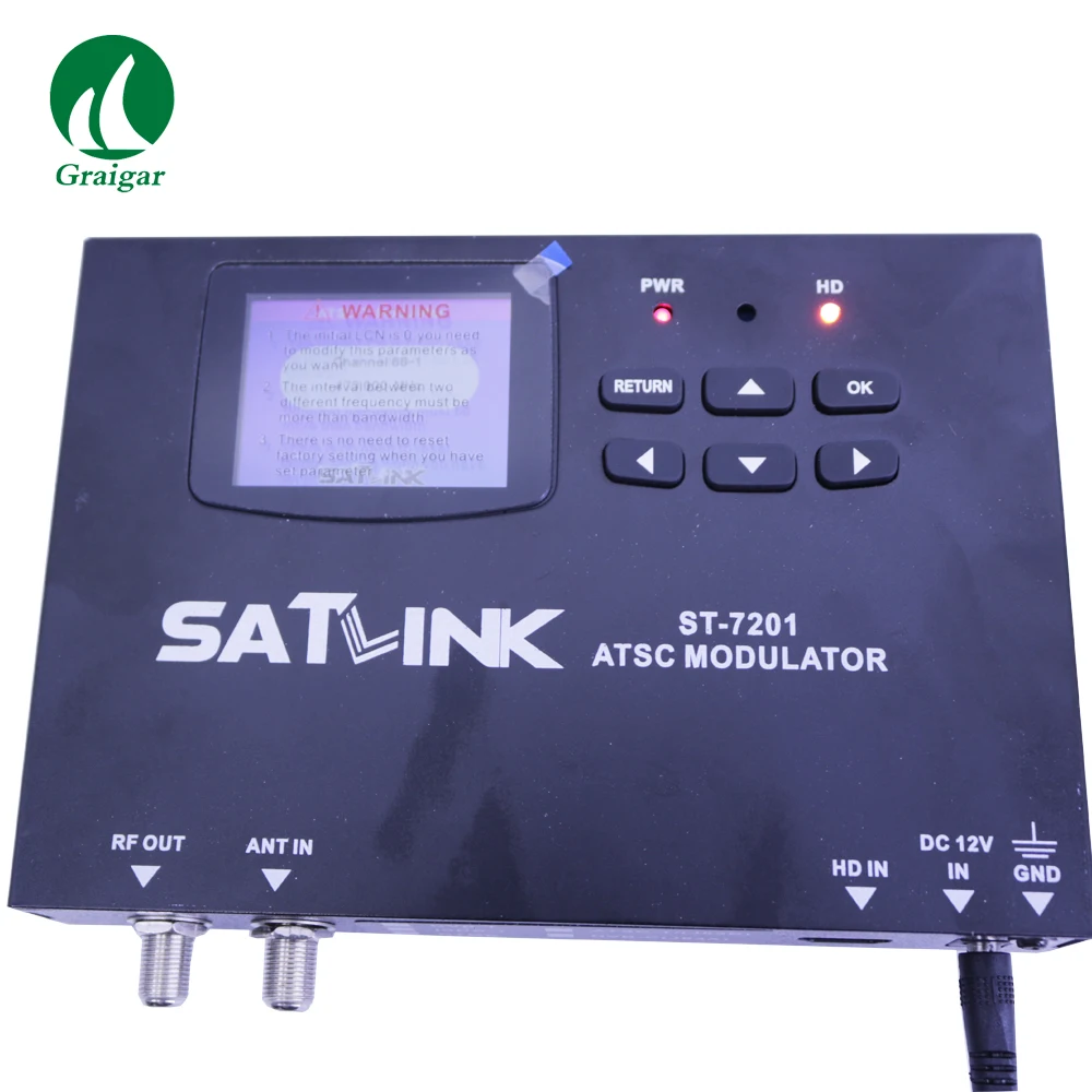 Satlink ST-7201 High-performance ATSC-T/ATSC-C HD Modulator Range: 50~860MHz