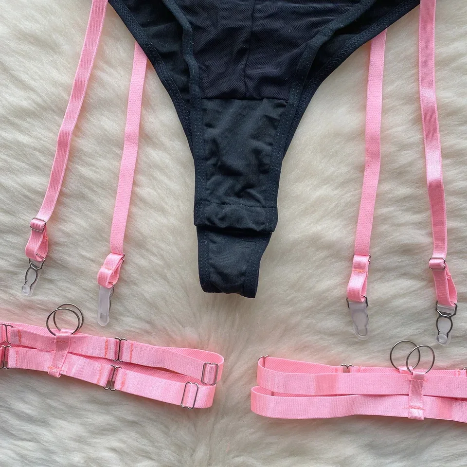 النساء Hotsweet الجوف خارج خمر الرسن ضمادة داخلية شيك أكمام حللا سليم الأعلى السروال القصير الصيف الشاطئ مثير الملابس #5