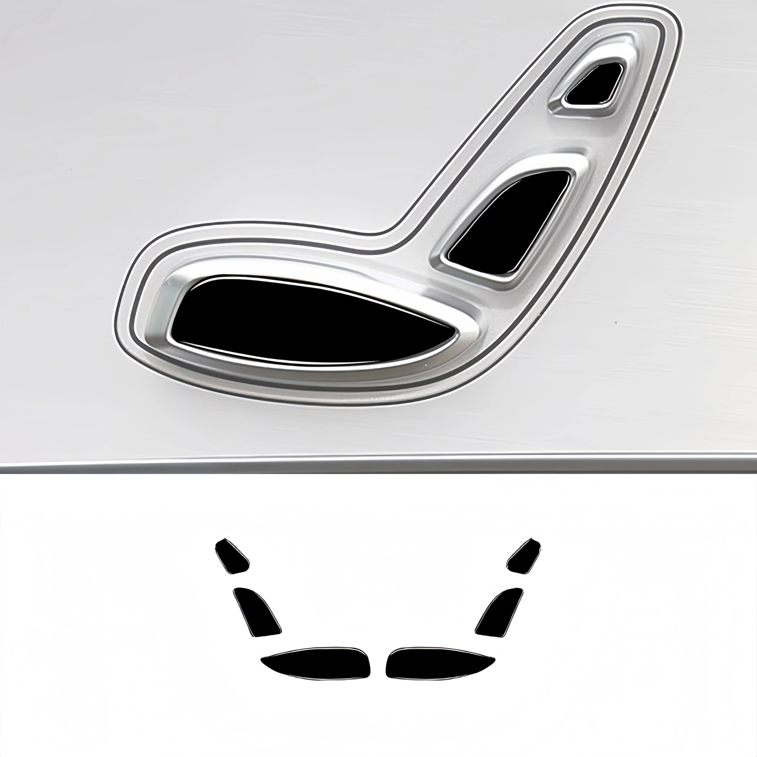 

For Mercedes W205 Benz C Class GLC 2014-2020 Piano Black Car Seat Adjustment Switch Panel Trim Cover Decor Stickers Auto Zubehör