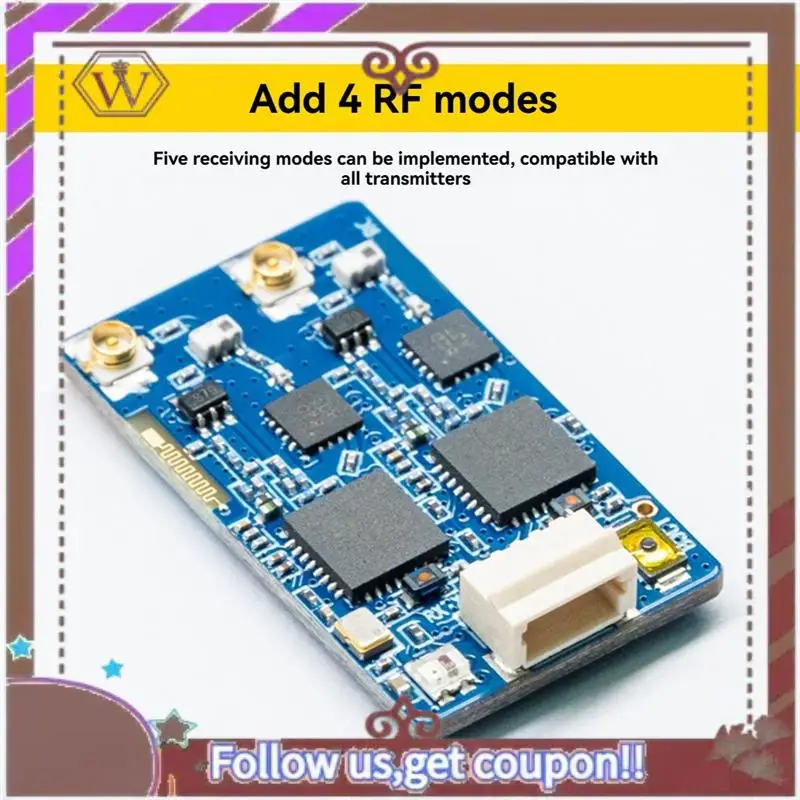 ABBG-900Mhz 2.4Ghz 915M ELRS RX Dual Band Gemini Receiver Expresslrs RX TCXO For RC FPV Racing Long Range Drone