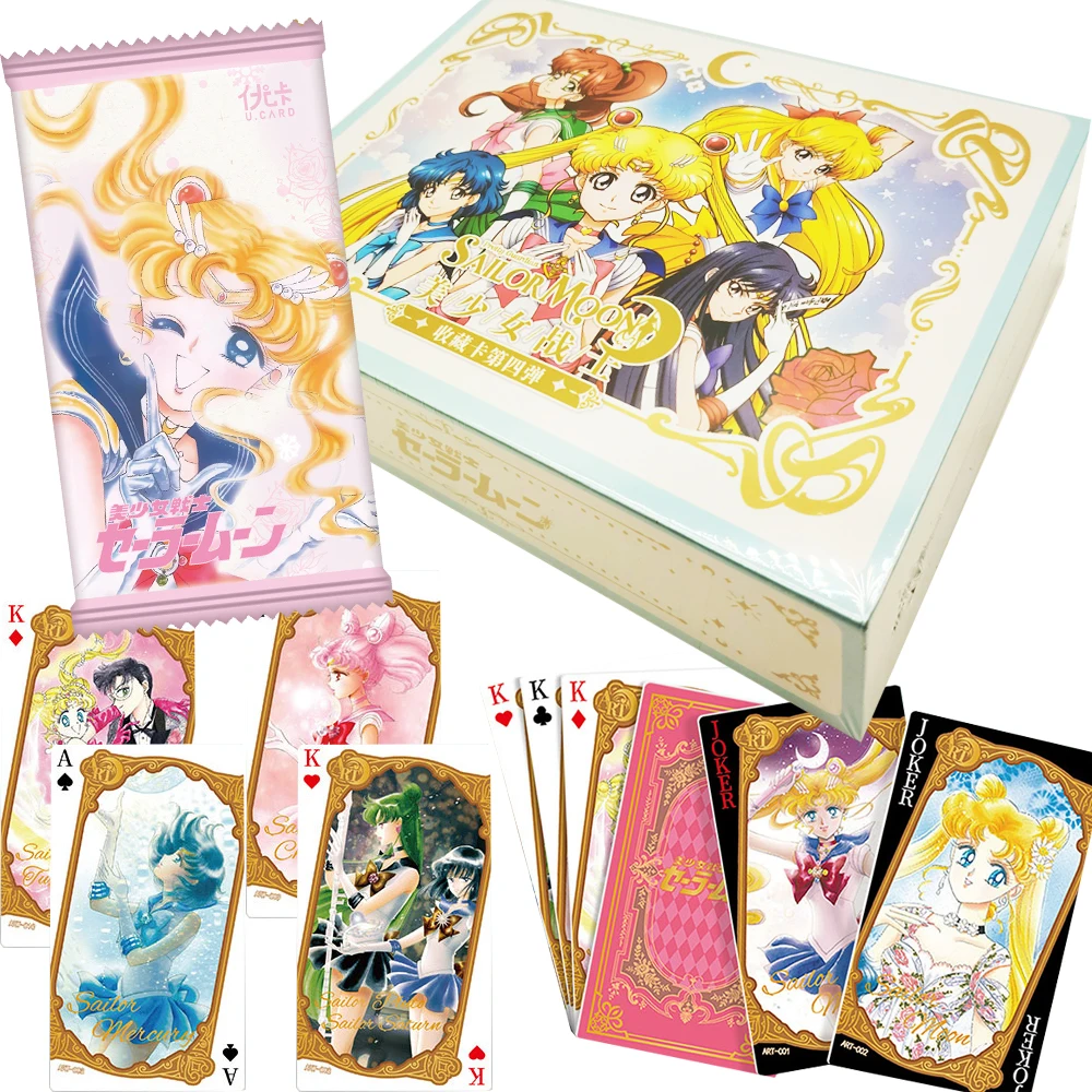 

Magical Girl Anime Sailor Moon Collection Cards Cute Pretty Popular Character Starlight Enamel Exquisite Cards Birthday Gifts