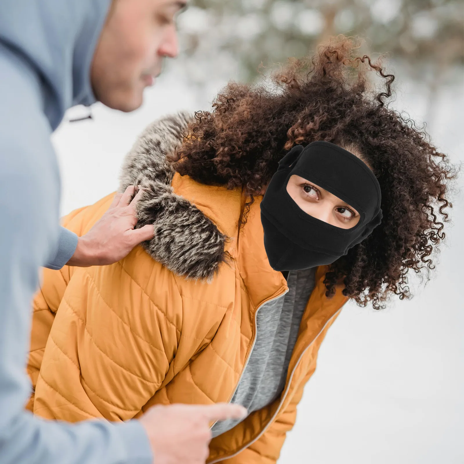 

Winter Face Mask for Women Men Windproof Balaclava Ski Mask Cold Weather Gear Breathable Face Cover Adjustable Fit for Outdoor