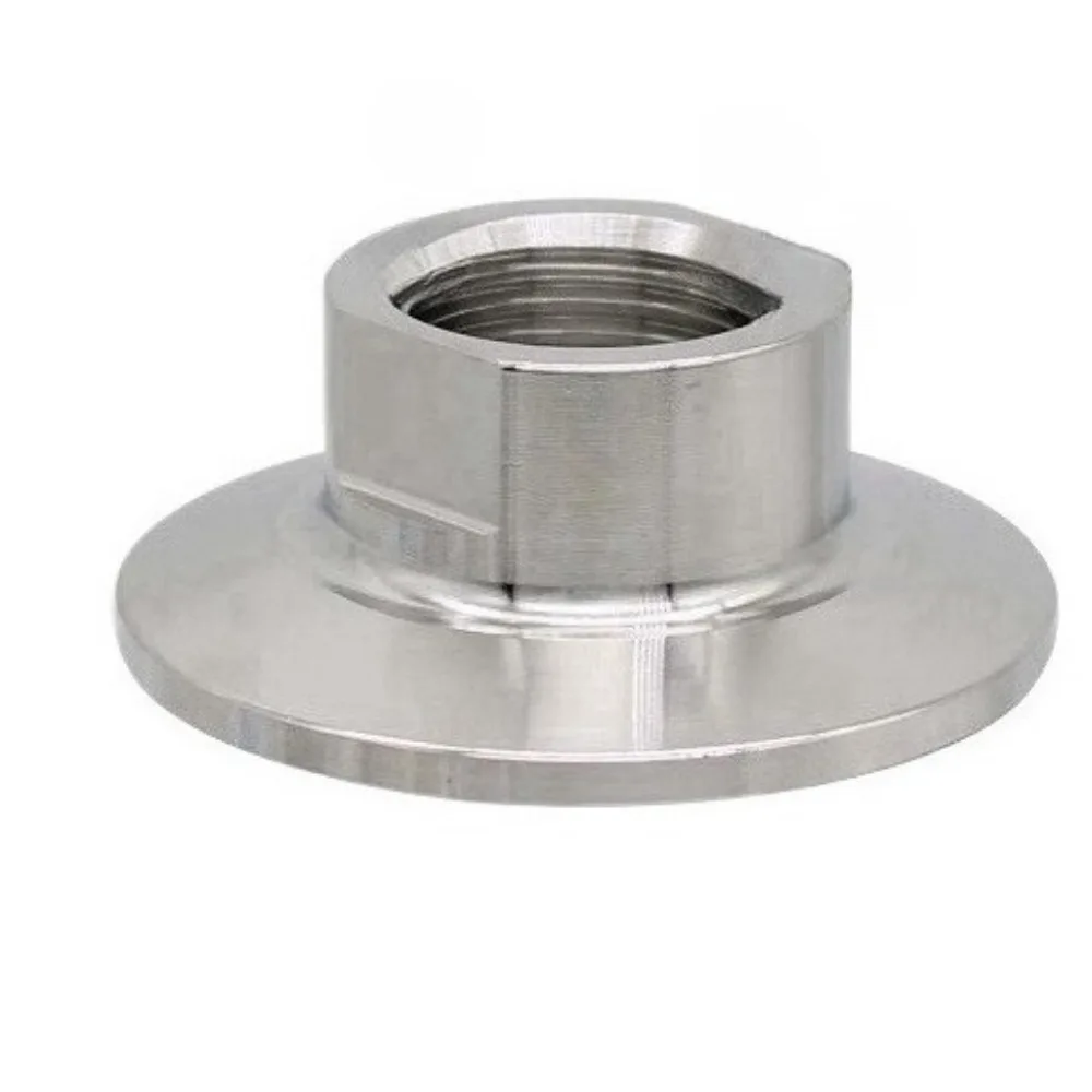 

Фрезерный противоположный край 1/4 3/8 1/2 дюйма 3/4 дюйма 1 дюйм NPT с внутренней резьбой 0,5 дюйма 1,5 дюйма 2 дюйма Tri Clamp SUS 304 316 Фитинг для санитарной трубы из нержавеющей стали