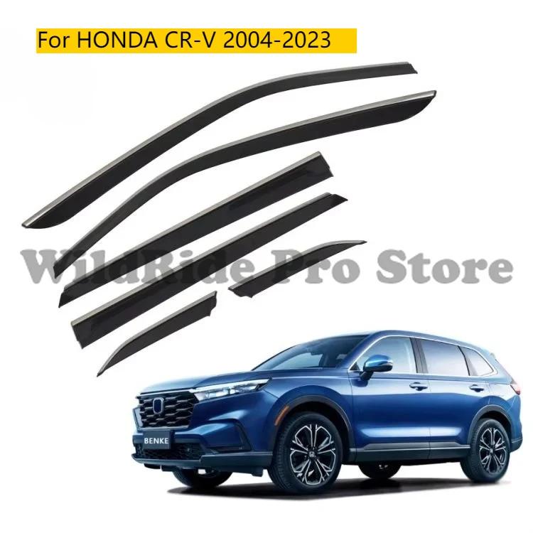 

Deflectors for HONDA CR-V 2004-2023 High End Unbreakable PC Car Accessories 2012 2013 2016 Crv Window Visor