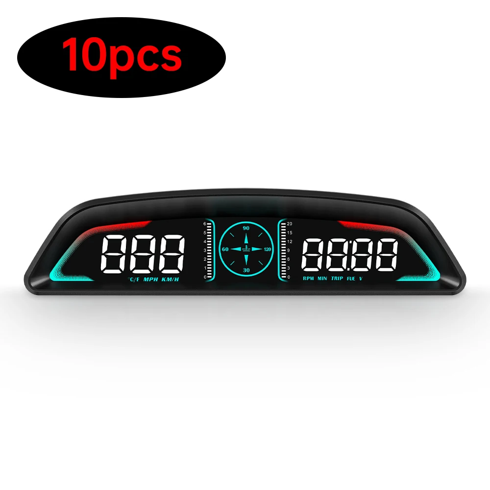 Multi-function OBD Meter B3 Car Head Up Display Speedometer Tachometer Voltmeter with Overspeed Alarm Fuel Consumption Alarm