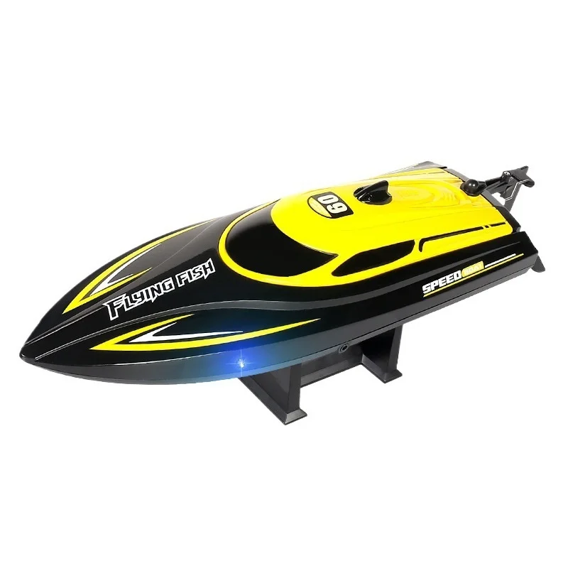 flying-fish-hj812-high-speed-rc-boat-24g-25-km-h-medium-size-led-light-water-cooling-low-power-alarm-over-range-alarm-auto-sleep