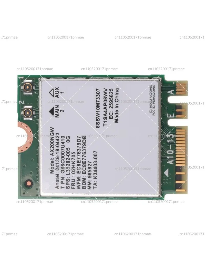 B-Best-Selling Network Card M.2 NGFF WiFi 6 Bluetooth 5.0 2.4G/5G 802.11AX/Ac