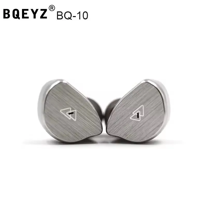 

BQ10 HiFi in-Ear Wired Earphones 12mm PET Dynamic Driver IEMs 0.78mm 2Pin Detachable OFC Silver-plated Cable