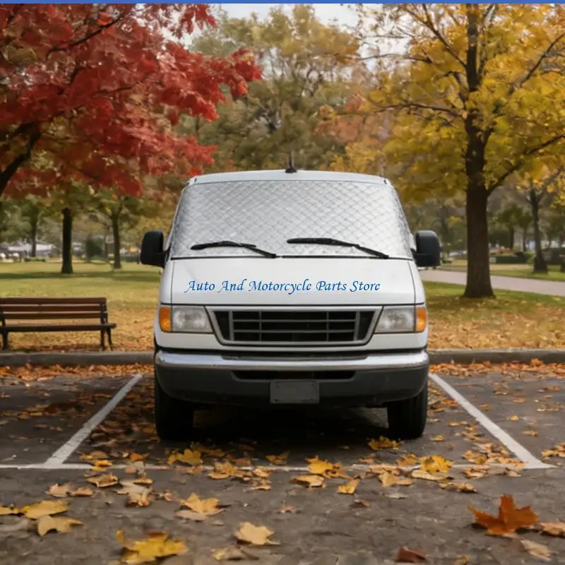 P9FD Universal Aluminum Foils Sunshades For 1997 To 2025 RVs Blocks Heat And UV Rays