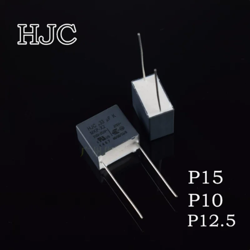 10pcs-100pcs  HJC safety regulation 334 275V AC 0.33UF 310V 250V 330nf capacitor X2 with excellent quality