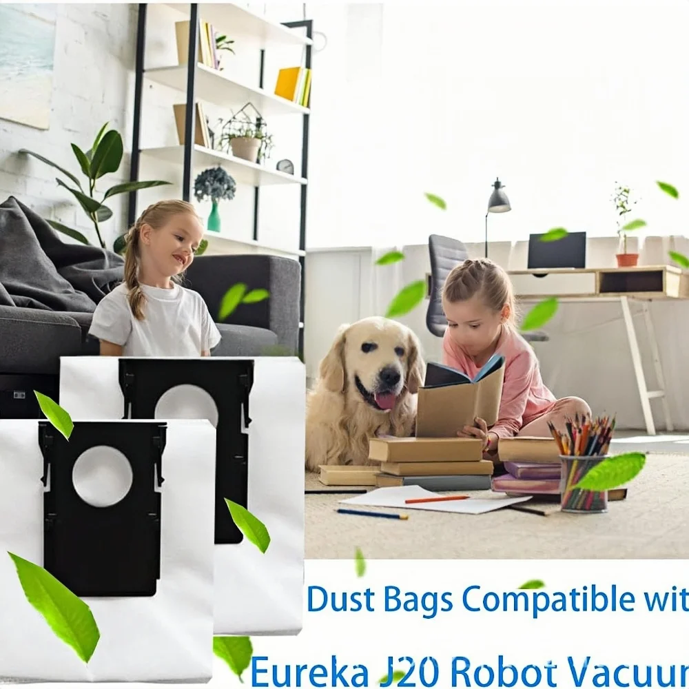 مناسبة لحقيبة الغبار Eureka J20 ميديا W20 Pro ملحقات الروبوت الكاسح كيس الغبار غير المنسوج
