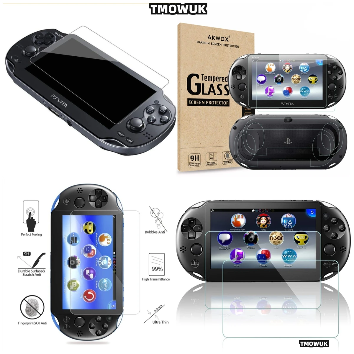

Dust-Free Tempered Glass Guard For Sony PS Vita 1000 PS Vita 2000, Seamless Fit, Maximum Durability Assurance