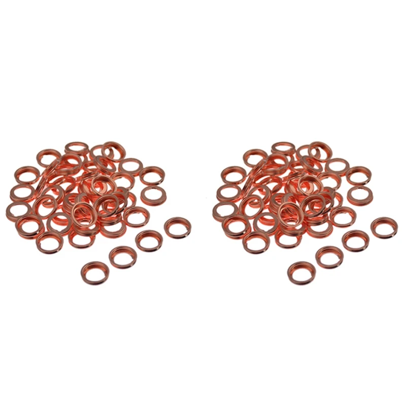 100Pcs Engine Oil Drain Plug Seal Washer Gasket Rings For Infiniti Nissan 1102601M02