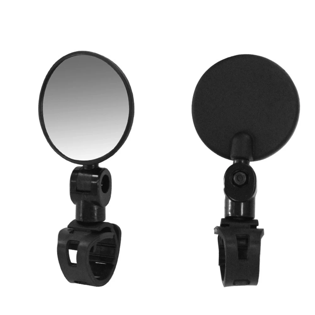 Reflector Rear View Mirror Mountain Bike Part Replacement Handlebar 360 Rotatable Accessories Bicycle Black Convex