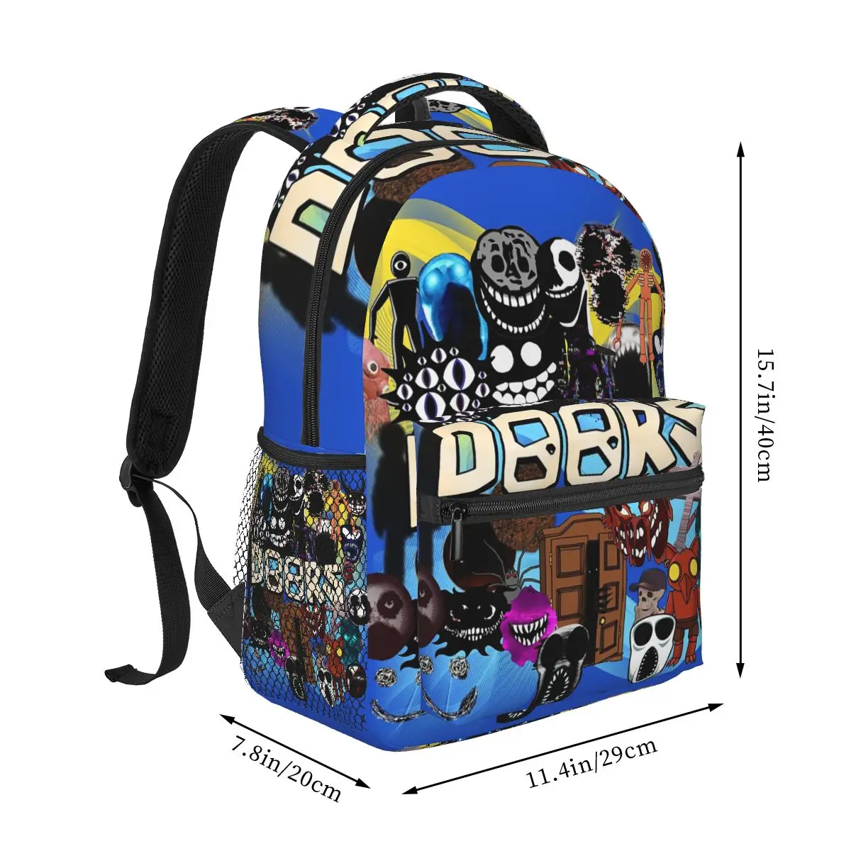Doors All The Entities New Doors Game Update Backpacks Boys Girls Bookbag Students School Bags Travel Rucksack Shoulder Bag