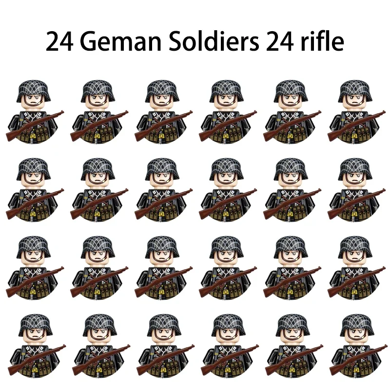 World War II troops, the United States, the Soviet Union, China, British soldiers, action figures, toys, building blocks gifts