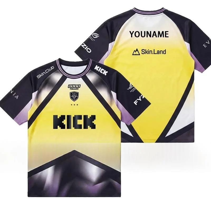 2026 Neues Vitality CS2 Valorant Grandmaster Esports Sporttrikot Familien-Matching-T-Shirt Geeignet für Alltags- und Trainingskleidung Y2K – Detail 3