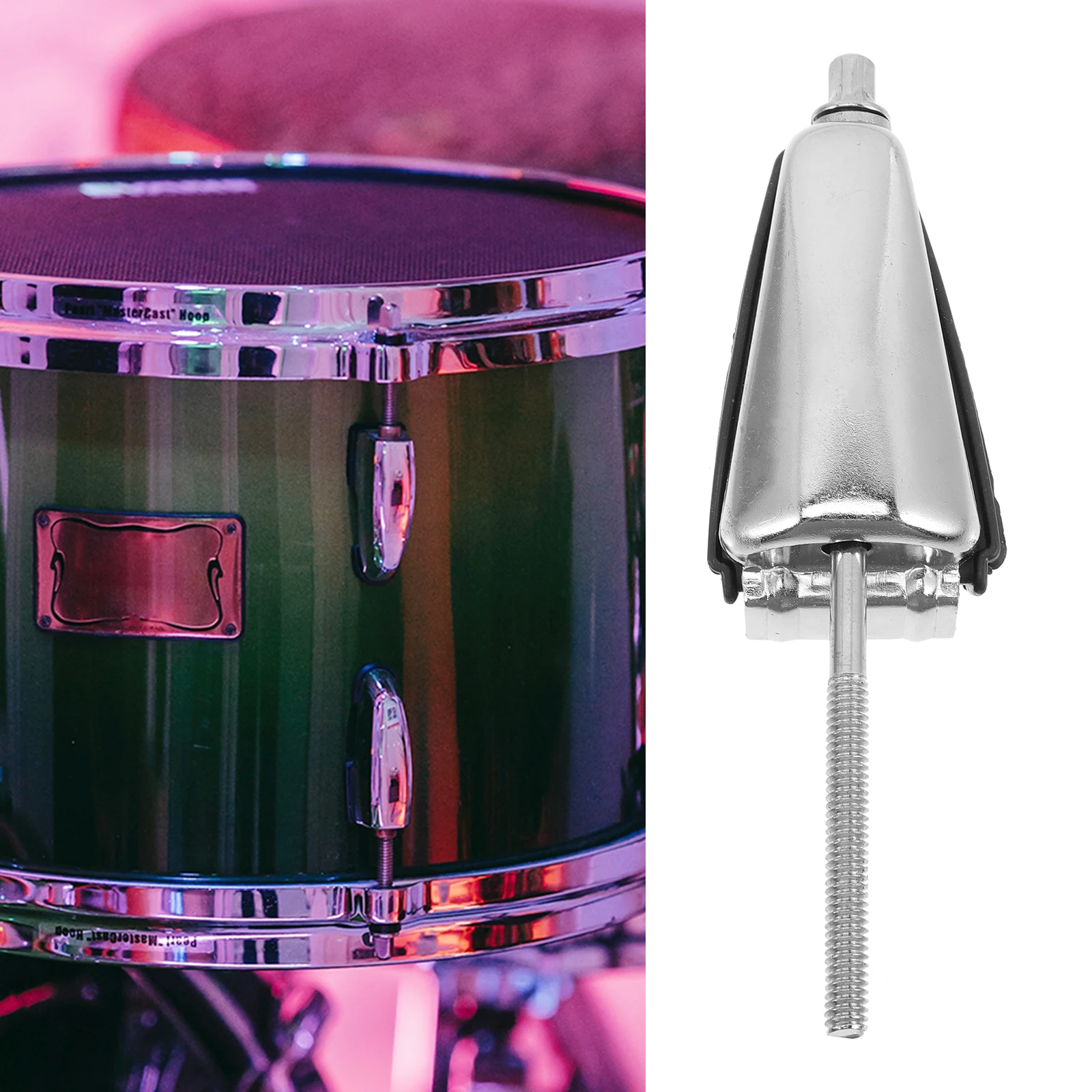 

2Pcs Ring Fixing Accessories Snare Drum Lugs Metal Connector Lightweight Durable Replacement Parts Drum Set Hardware