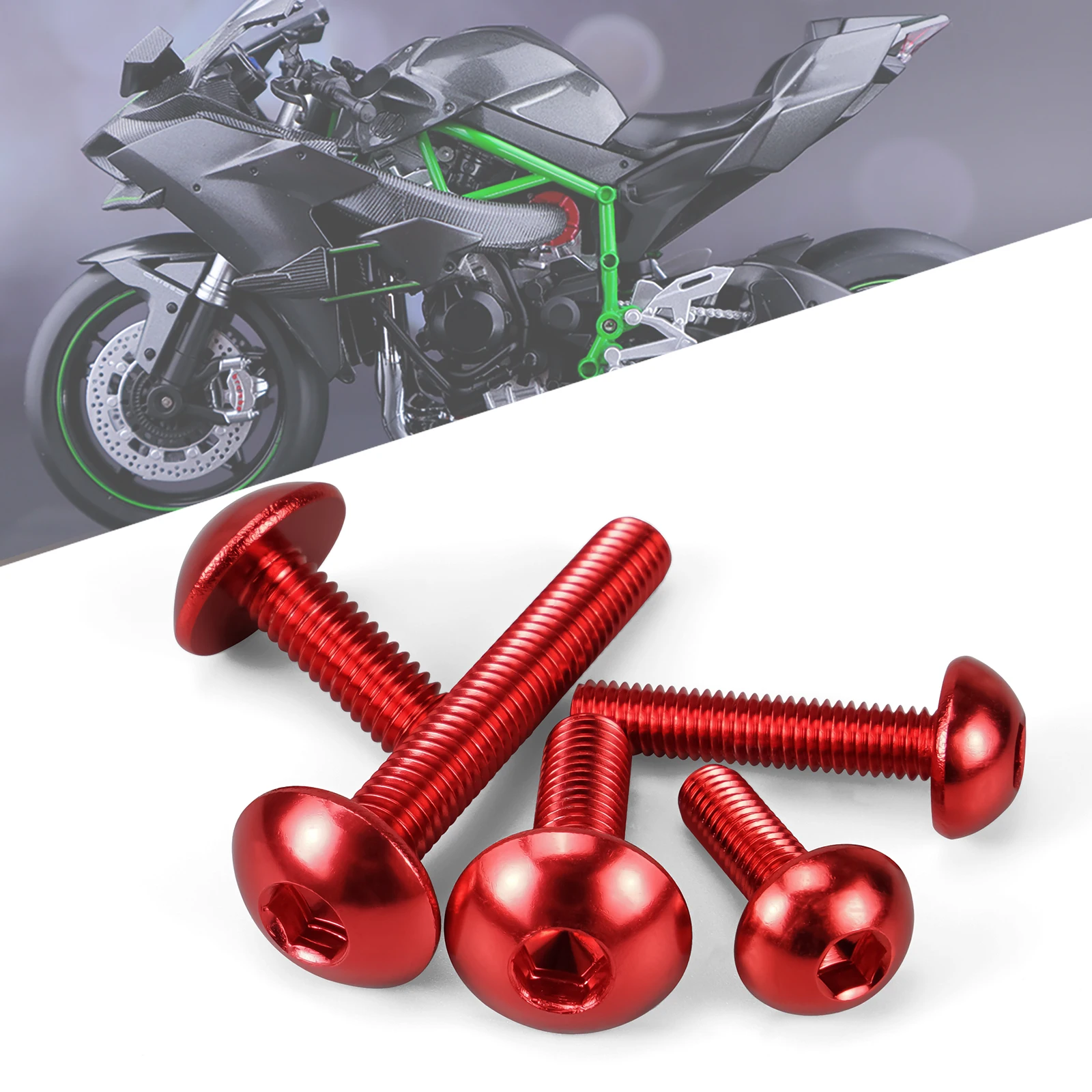Universal 177PCS Motorcycle Fairing Bolts Kit Screws Nut For Honda CBR600RR CBR900RR CBR929RR CBR1000RR Kawasaki YAMAHA SUZUKI - view 2