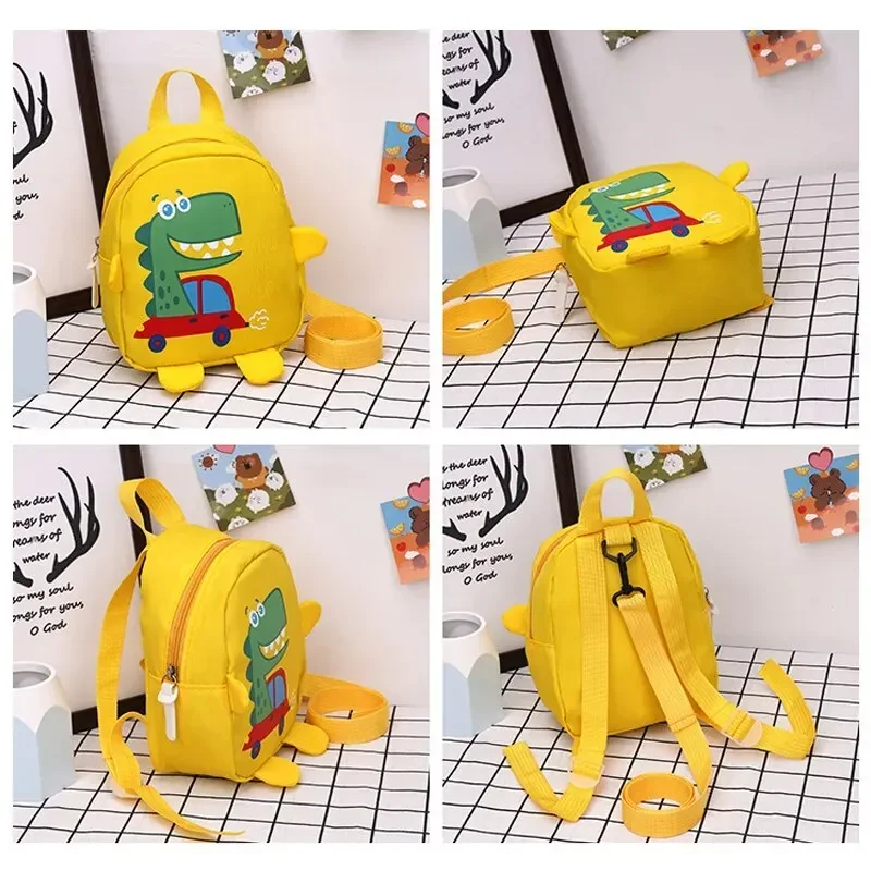 Cute Kids Cartoon Mini Dinosaur Anti Lost Backpack Bag Kindergarten Boys Girls School Bag Schoolbag for Children