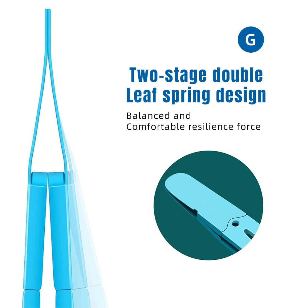 Stainless Steel Slanted Eye Brow Clips for Fine Hairs Removal Makeup Tools – Colorful Hair Beauty Eyebrow Tweezer HH-AA311