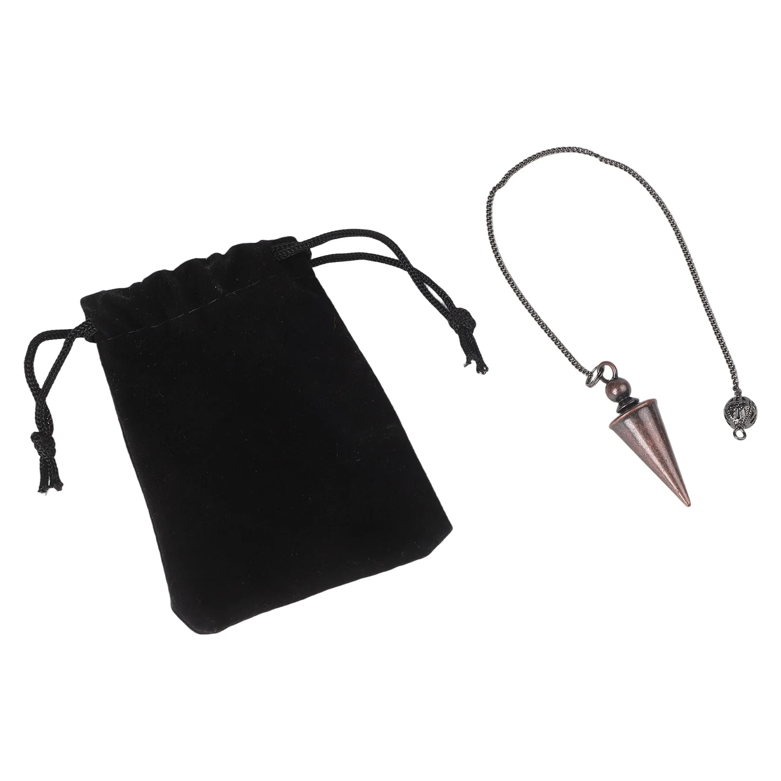 99 9 Copper Dowsing Rod and Pendulum Kit with Telescopic Probes for Use in Water Detection and Soul Consultation