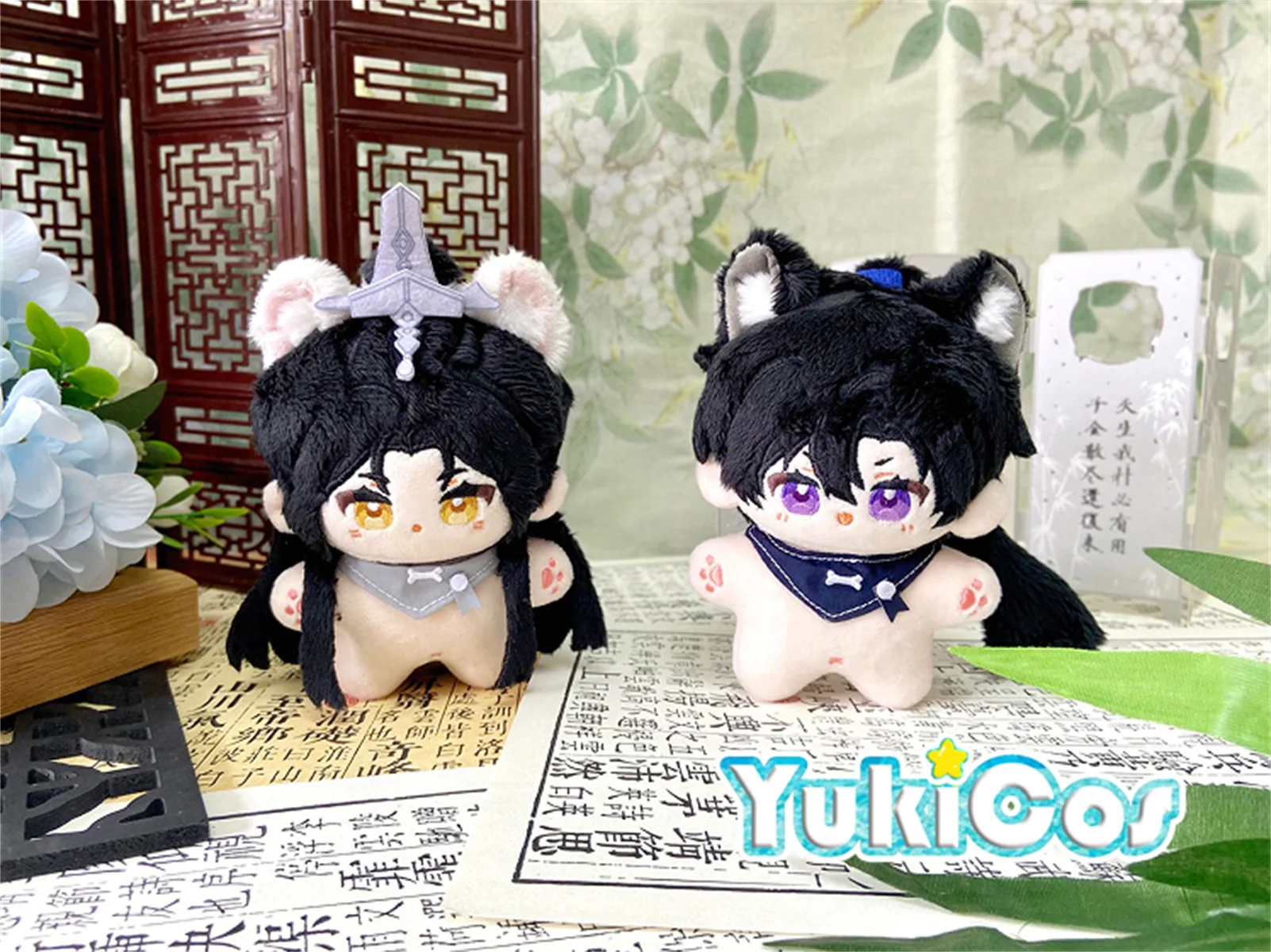 The Husky and His White Cat Shizun Chu Wanning Mo Ran Stuffed Plushie Plush 10cm Starfish Size Doll Toy Keychain KM Oct