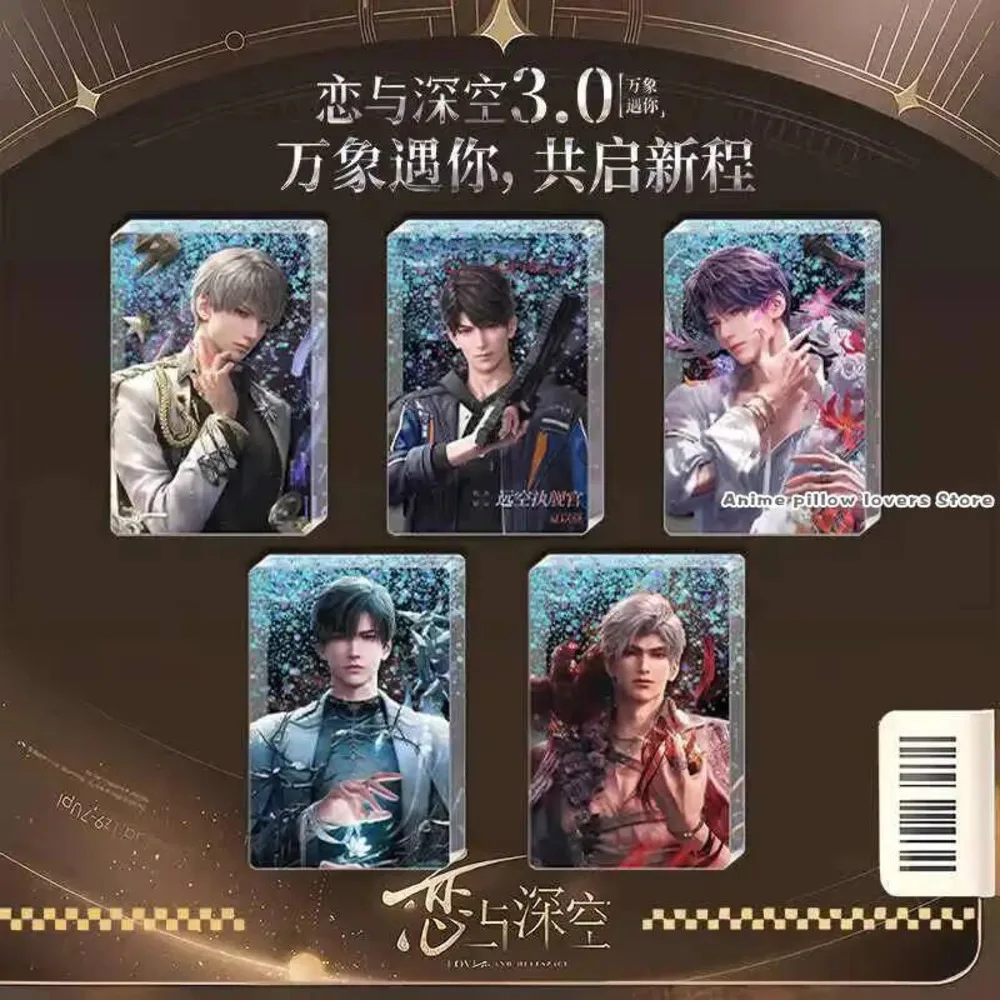 

Аниме Love And Deepspace Sylus Caleb Rafayel Zayne Xavier, акриловая подставка для кирпичей, модель, настольный дисплей, зыбучий песок, маджонг