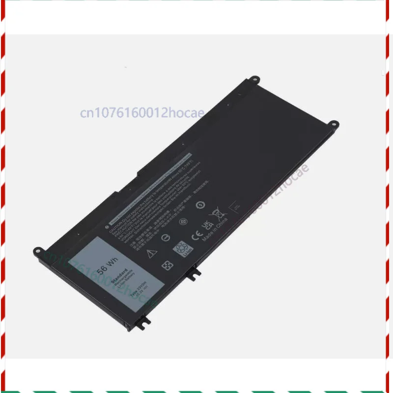 

Новый 4-элементный аккумулятор 56 Втч 15,2 В 33 ярдов для Dell G3 3579 P75F003 02KWY7 2KWY7