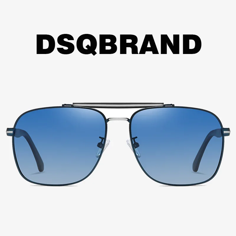 

DSQBRAND driver driving anti glare sunglasses men's polarized sunglasses metal two-color box glasses high-quality fashion luxury