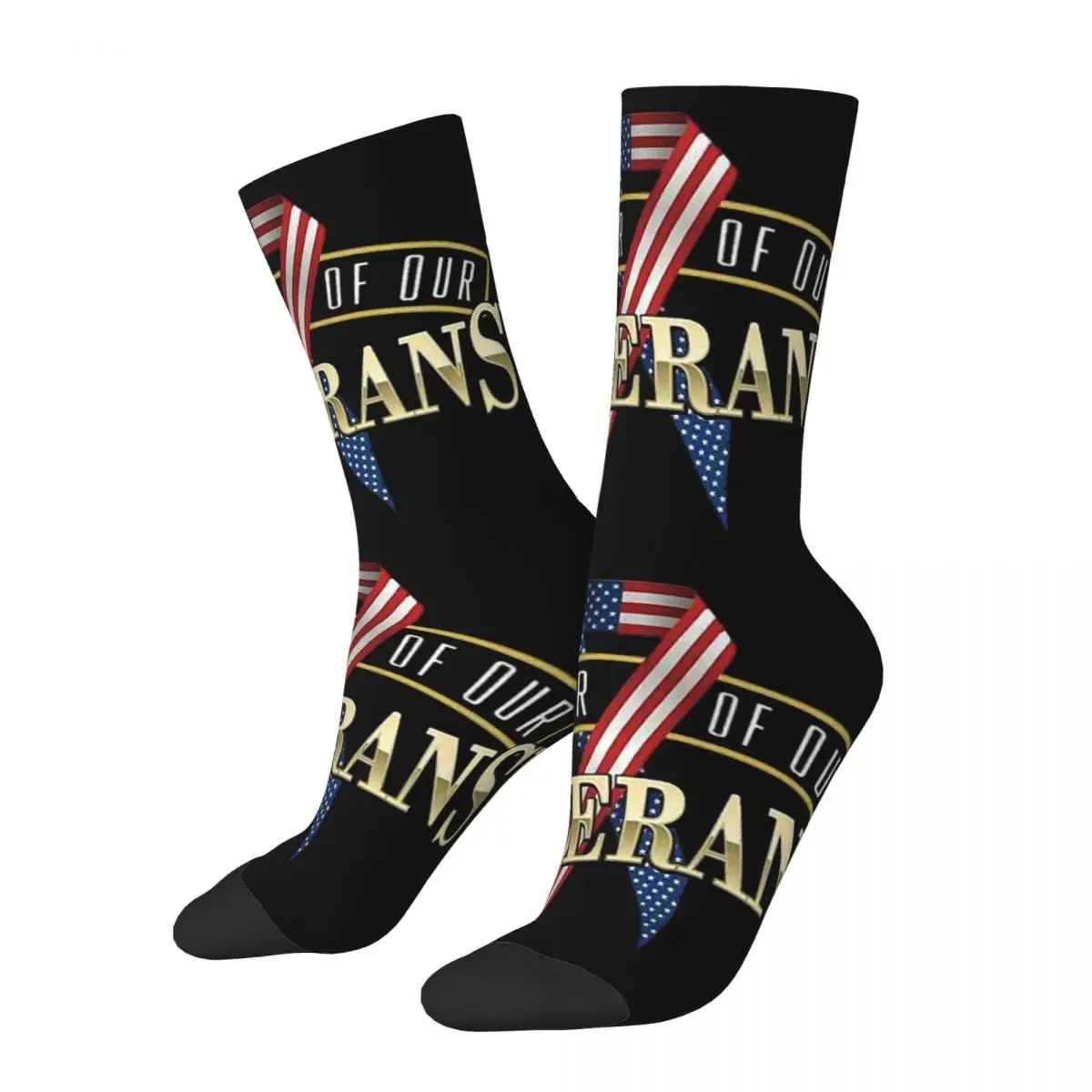 

US VETERAN Men Women Socks Outdoor Novelty Spring Summer Autumn Winter Stockings Gift